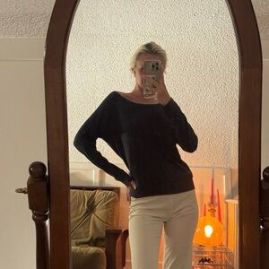 Abercrombie & Fitch Blue Crew Neck Top